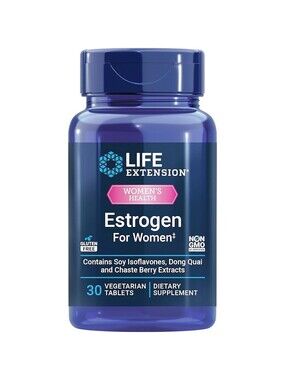 Life Extension Estrogen for Women, Helps Relieve hot Flashes and Night Sweats...